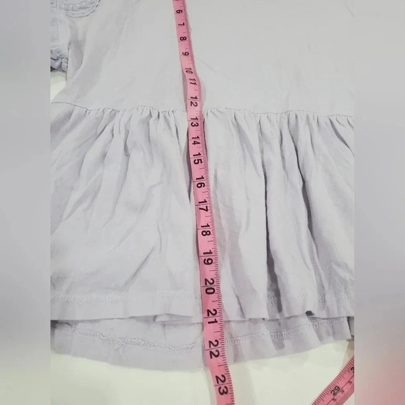 Free people Penny Tee Lilac Embroidered Blouse Small - Picture 9 of 11